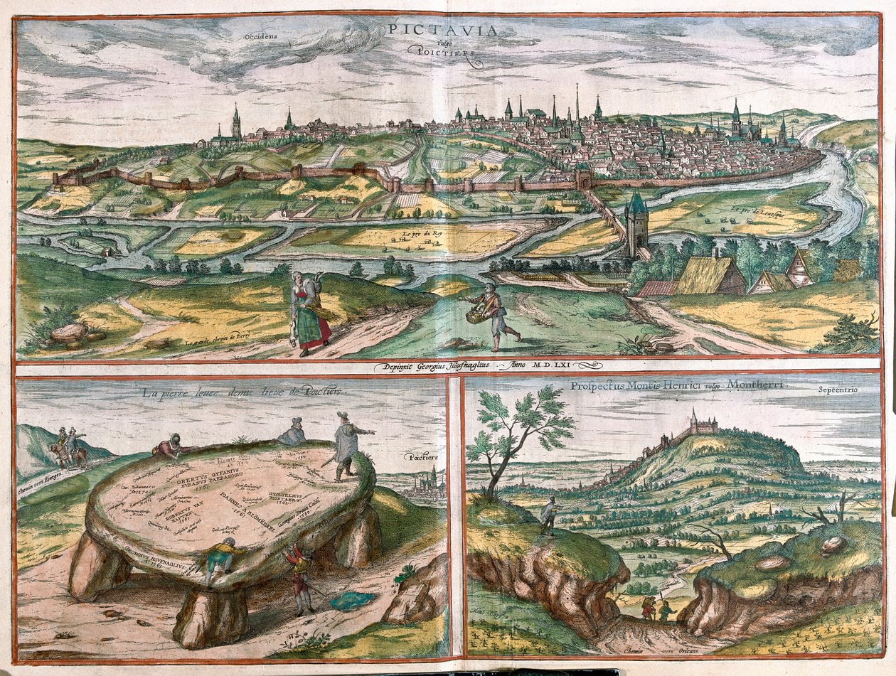 Montpellier, Tours en Poitiers, Frankrijk - in 