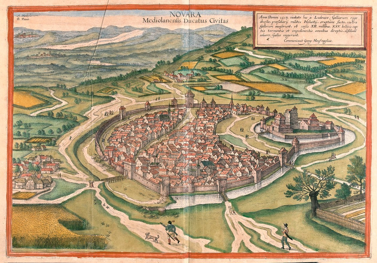 Novara, Italië - in 