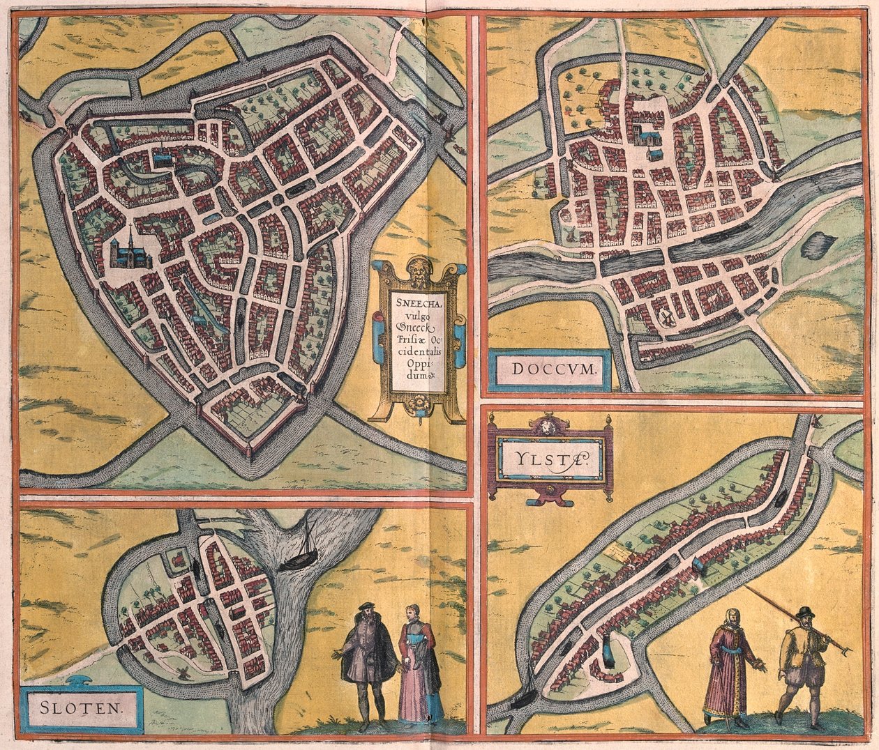 Sneek, Doccum, Sloten, Ijlst, Nederland - in 