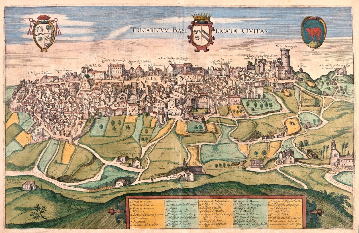 Tricarico, Italië - in 