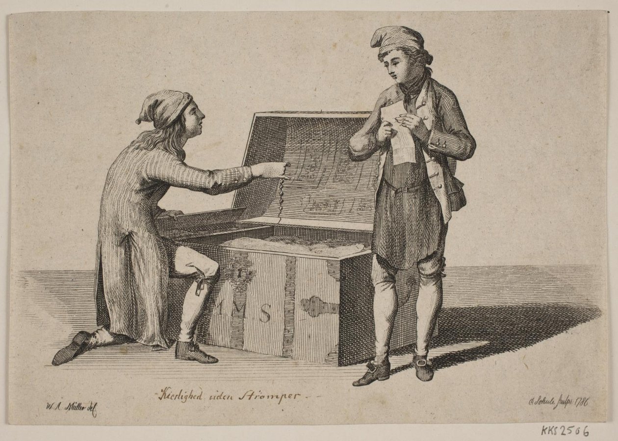 Mads en Jesper in "Liefde zonder kousen" door Georg Christian Schule