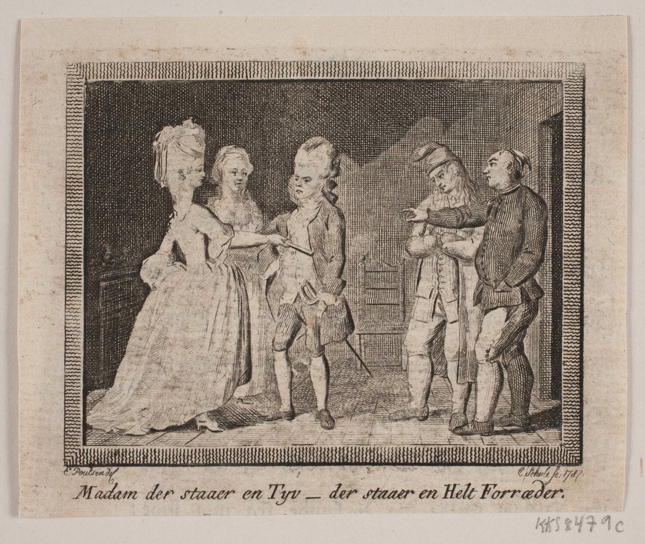 Vignet voor J. H. Wessels "Samtlige skrifter" door Georg Christian Schule
