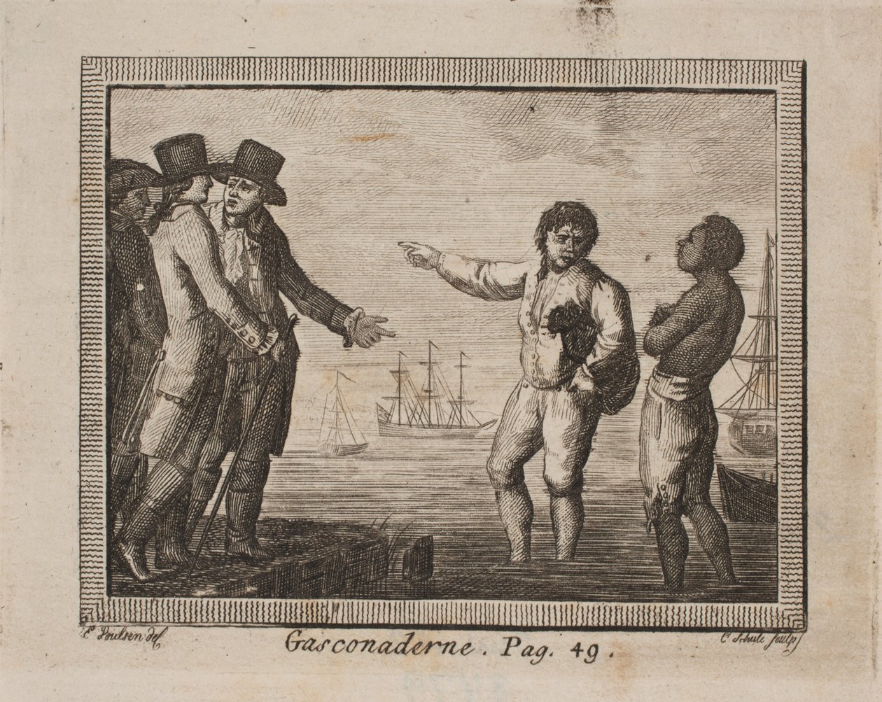 Vignet voor J. H. Wessels "Verzamelde werken" door Georg Christian Schule
