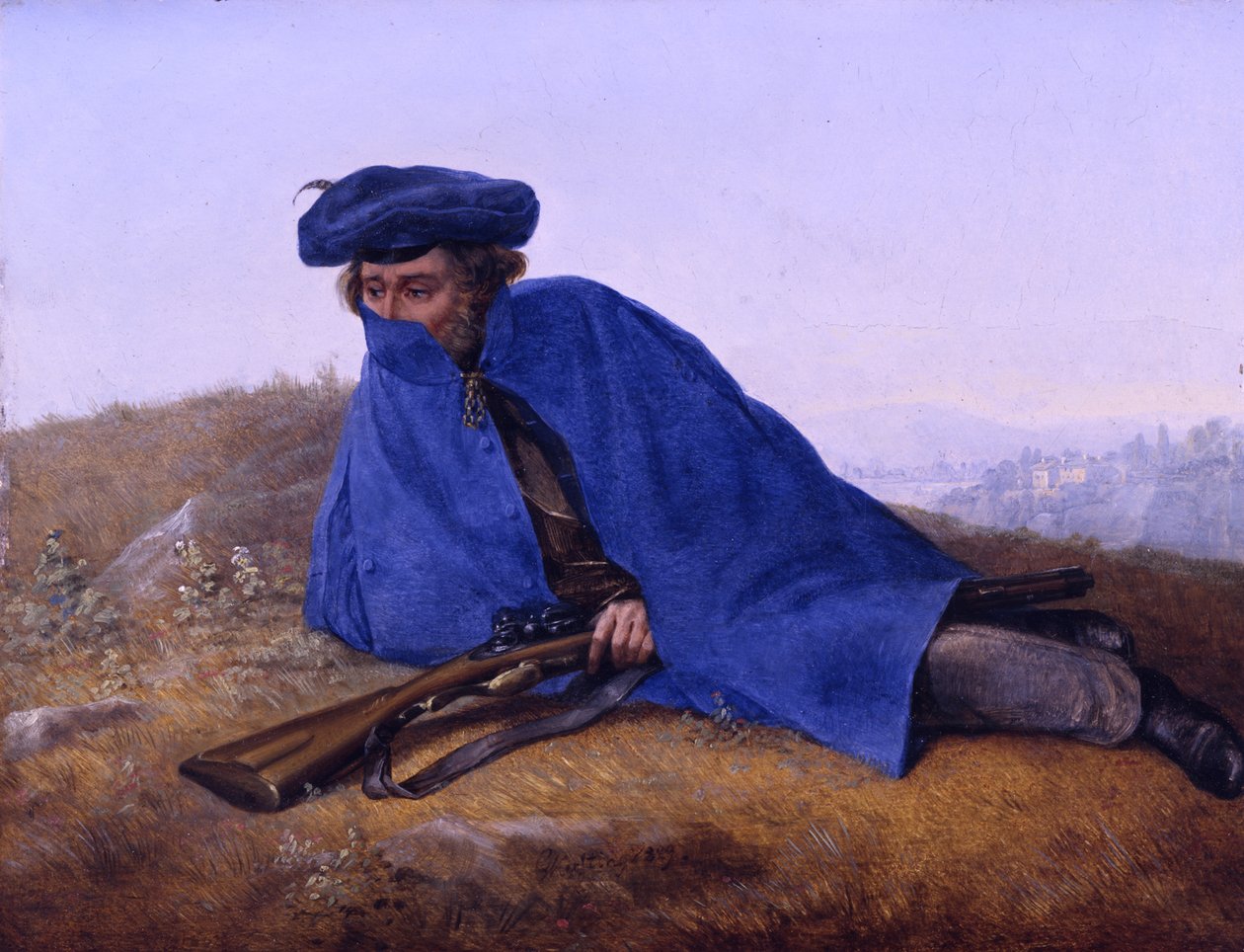 Op voorpost door Georg Friedrich Kersting