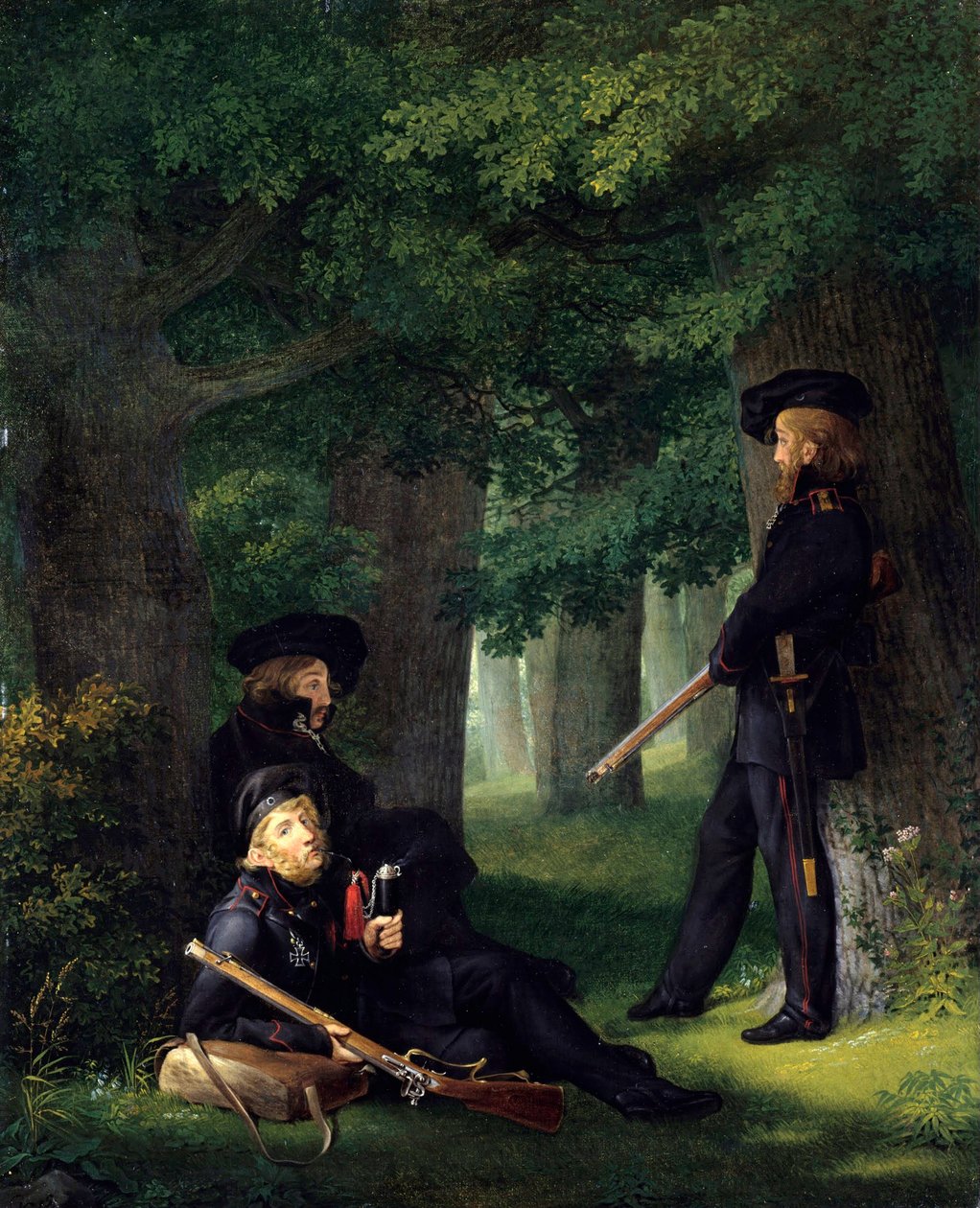 De voorpost door Georg Friedrich Kersting