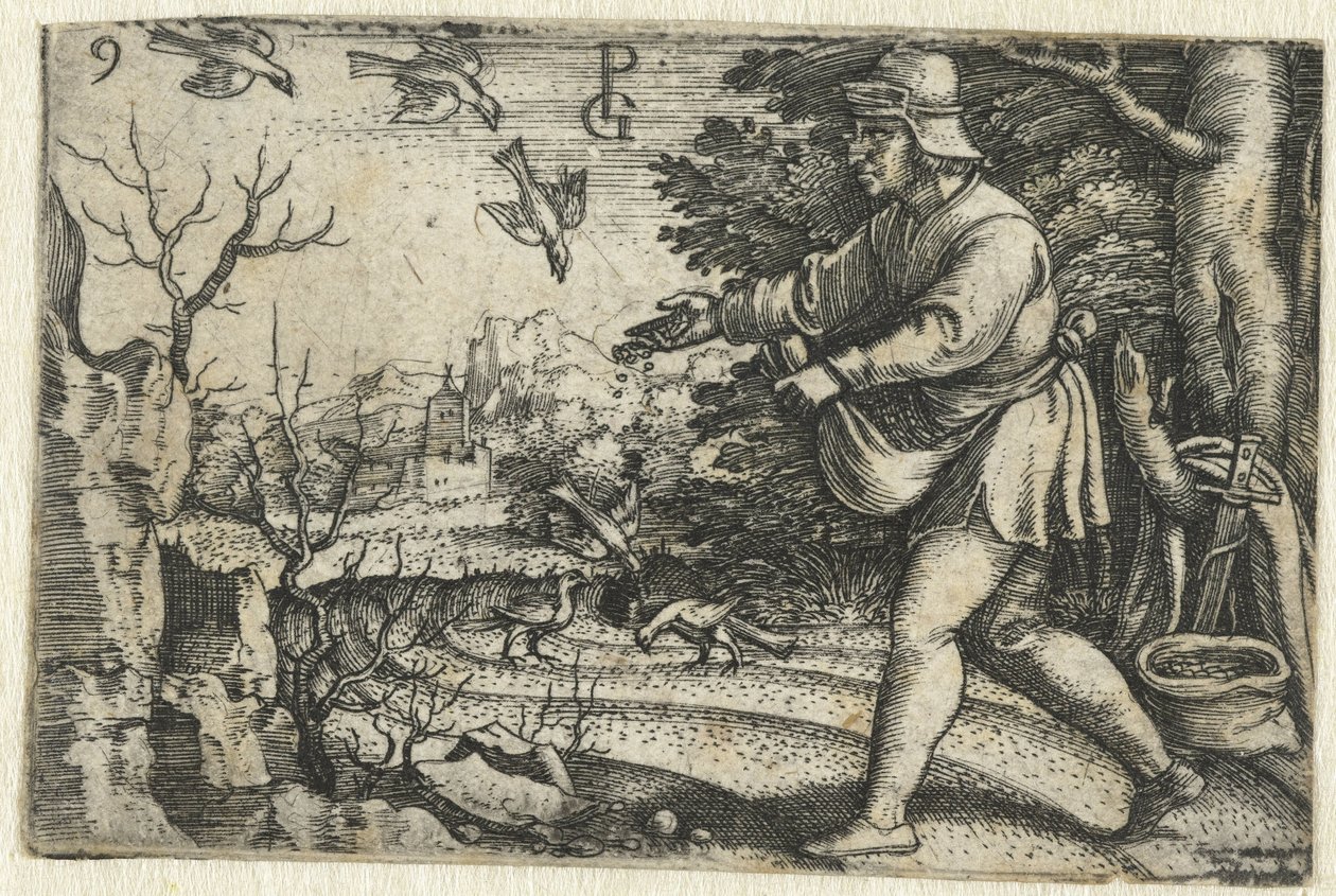 Parabel van de zaaier, Leven van Christus door Georg Pencz