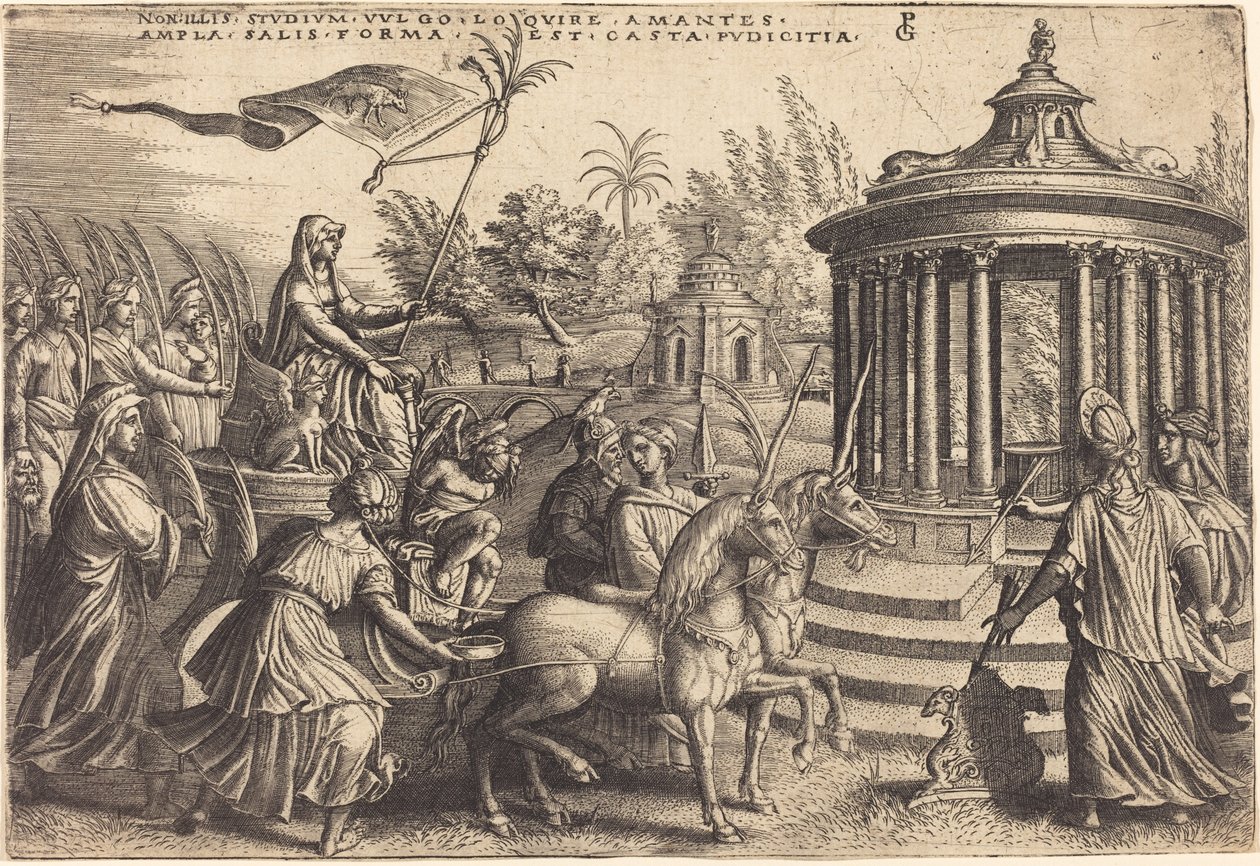 De Triomf van Kuisheid door Georg Pencz