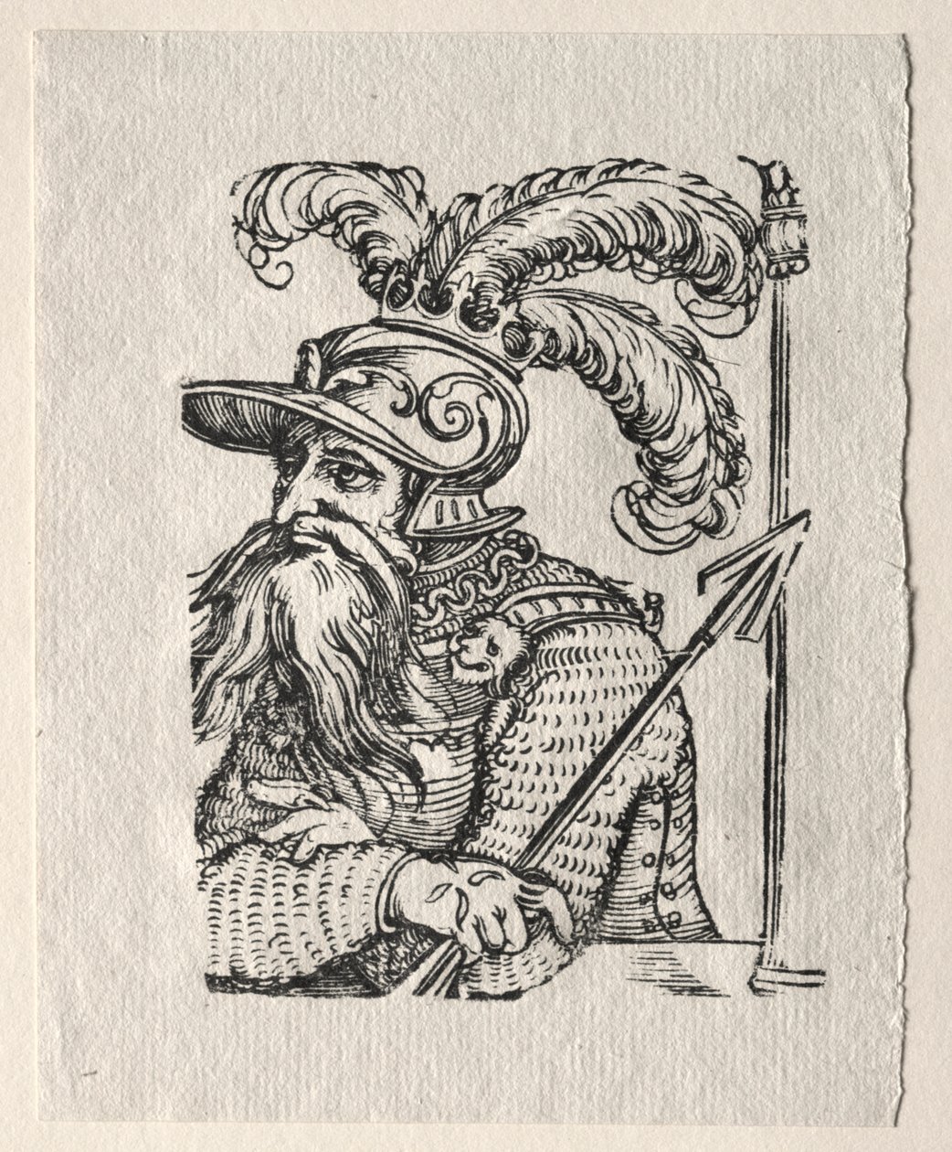 Tirannen van het Oude Testament: Achab door Georg Pencz
