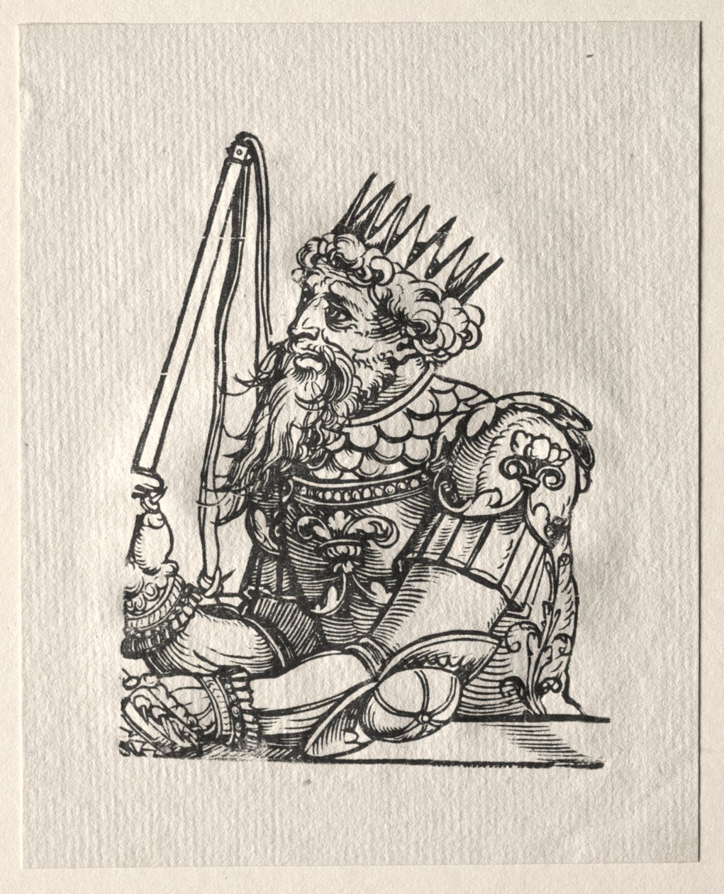 Tirannen van het Oude Testament: Nebukadnezar door Georg Pencz