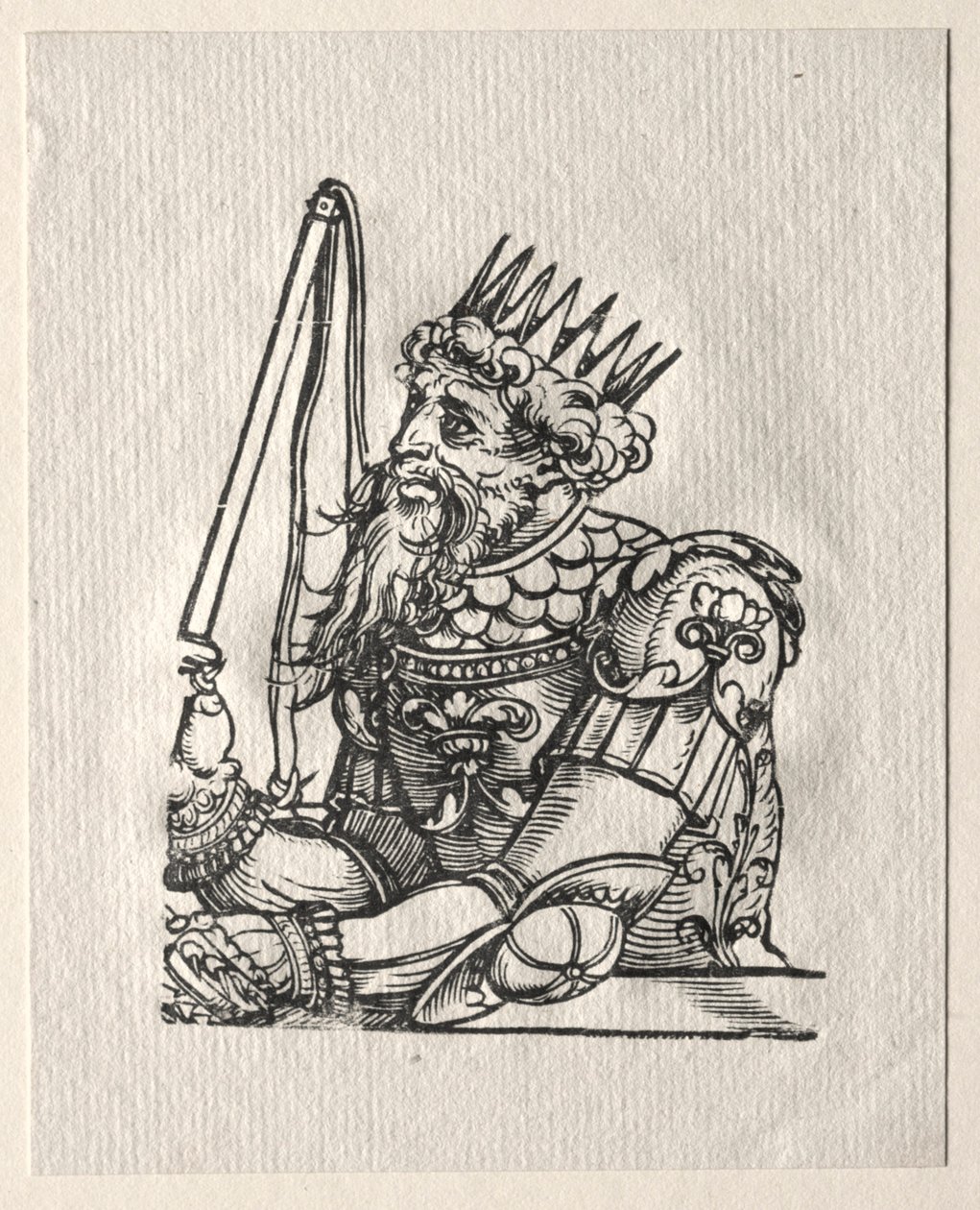 Tirannen van het Oude Testament: Nebukadnezar door Georg Pencz