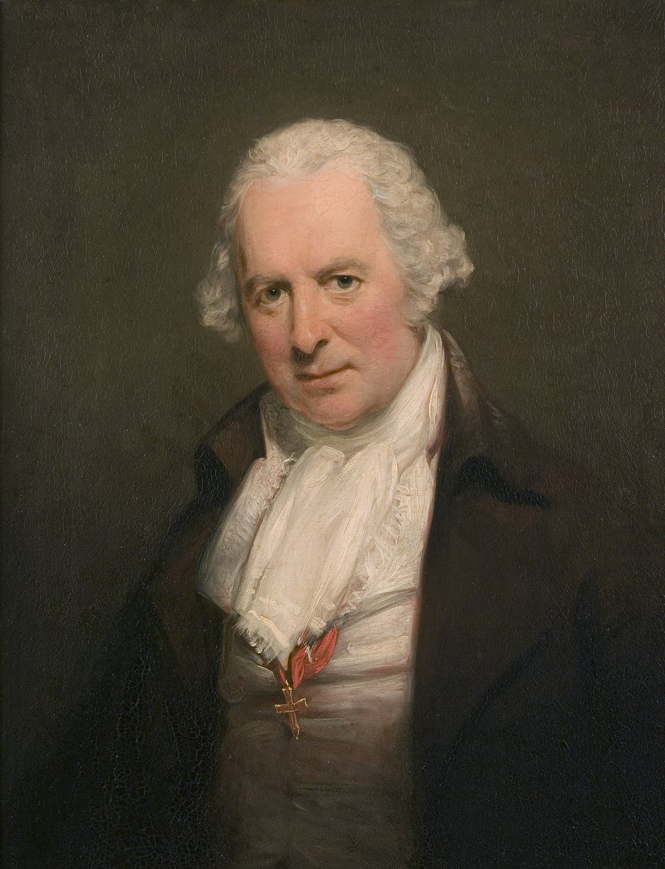 Portret van de tandarts Bartholomew Ruspini door Georg Romney