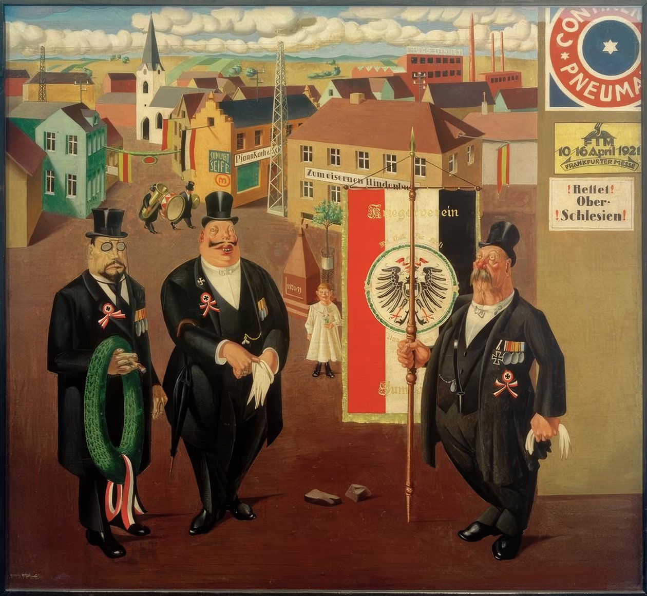 Krijgersvereniging door Georg Scholz
