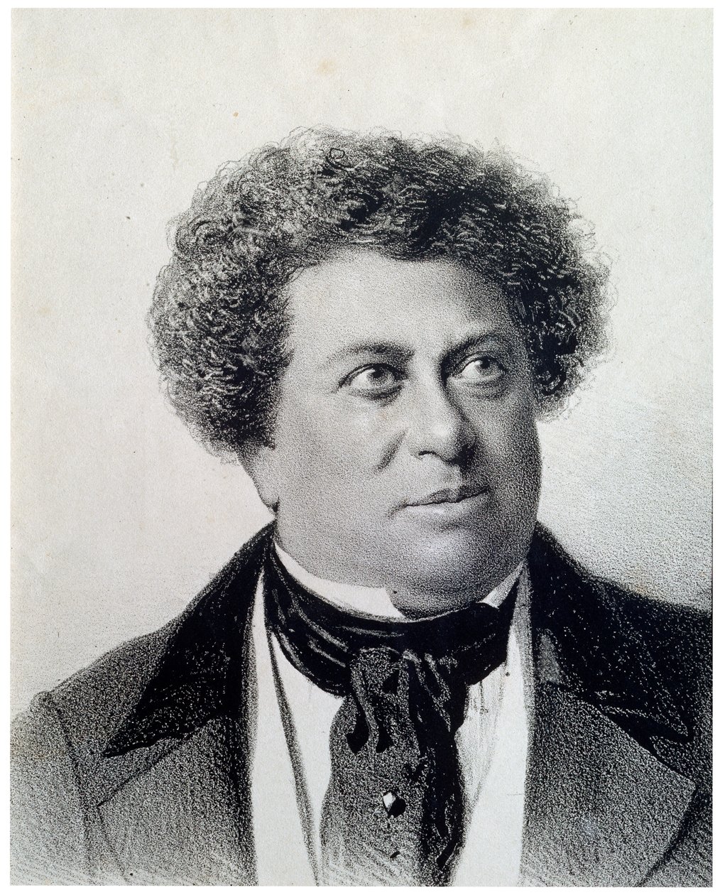 Portret van de auteur Alexandre Dumas, 19e eeuw door Georg Wilhelm Timm