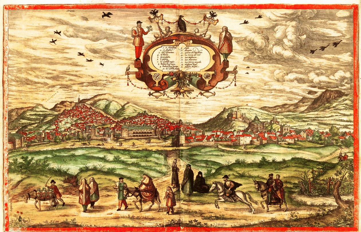 Spanje door Georg and Hogenberg Franz (1535 90) Braun
