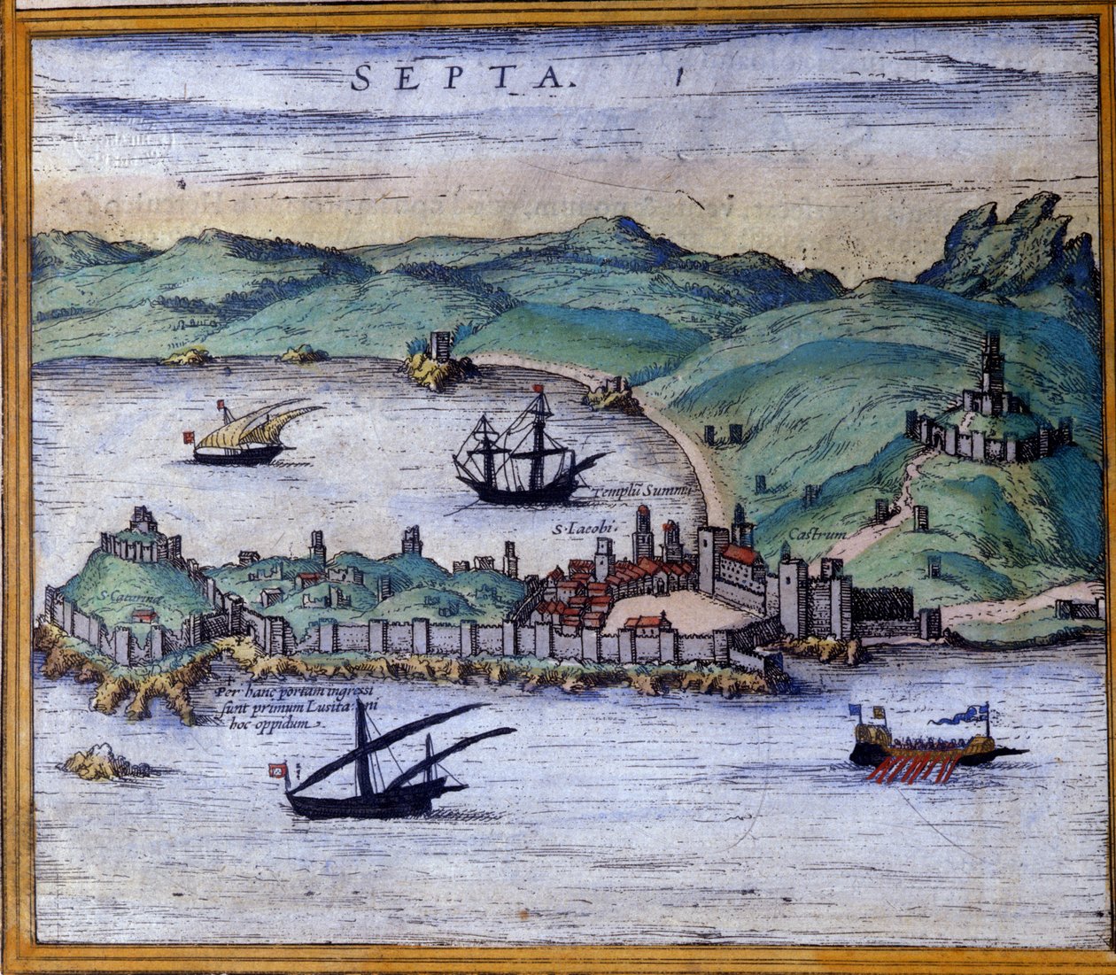 Ceuta, Marokko, uit de Atlas 