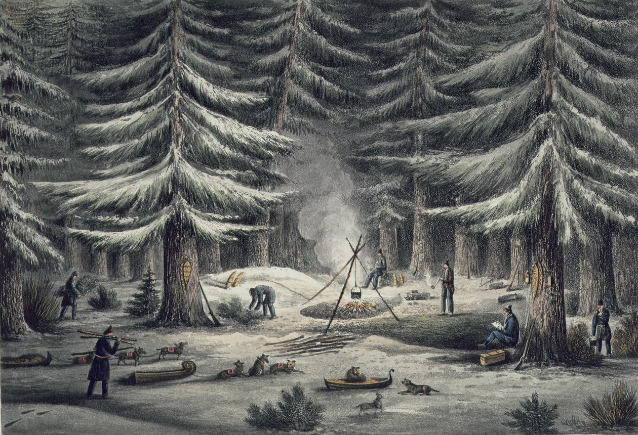 Manier om een Rustplaats te Maken op een Winternacht, 15 maart 1820, uit 