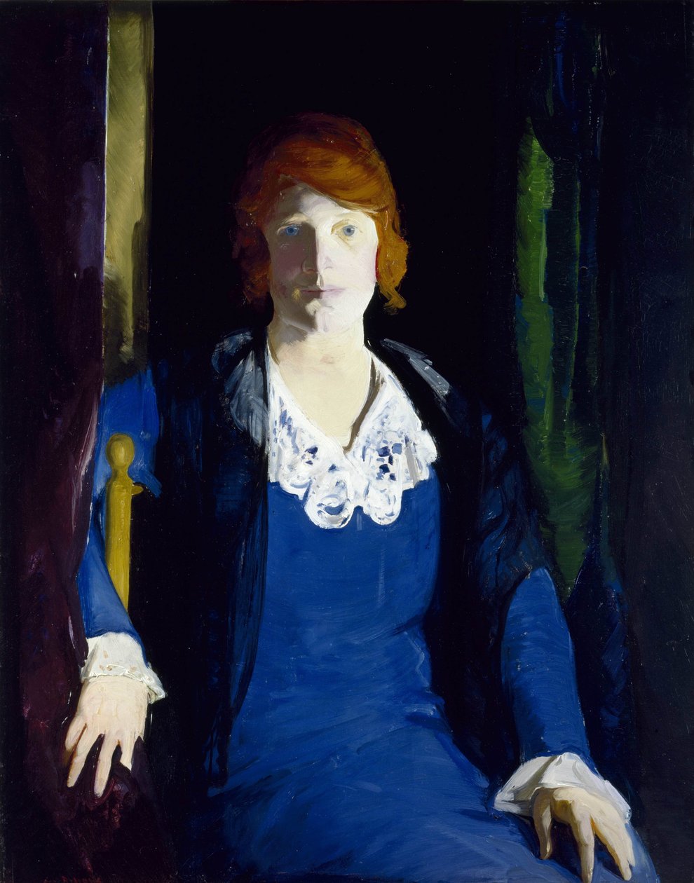 Portret van Florence Pierce door George Wesley Bellows