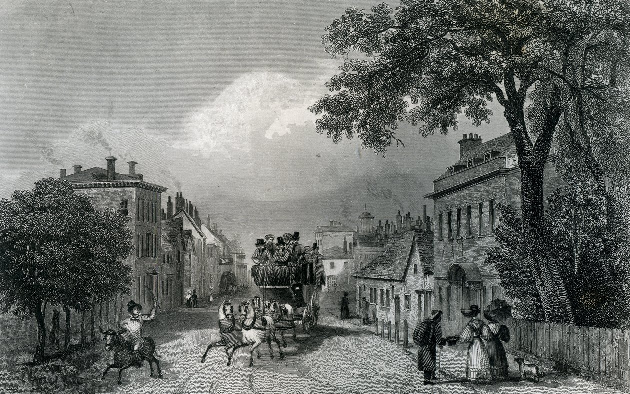 Witham, Essex, gegraveerd door William Watkins, c.1832 door George Bryant Campion