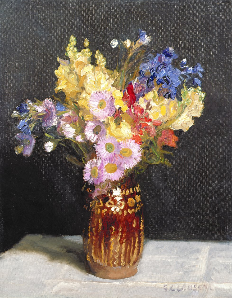 Herfstbloemen door George Clausen