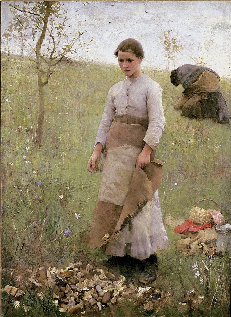 De Steenrapers, 1887 door George Clausen