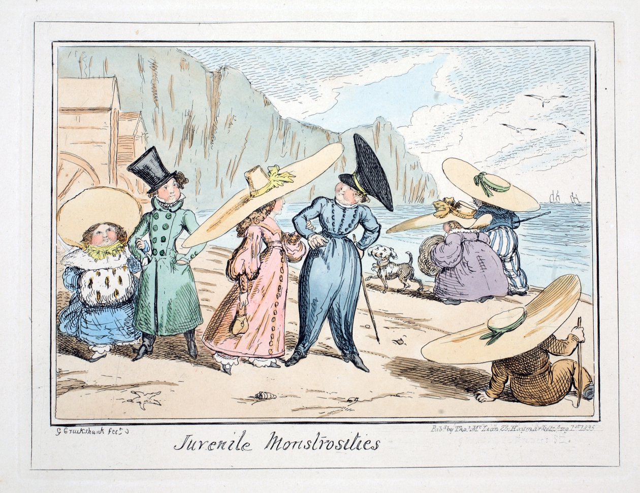 Jeugdige monsterlijkheden, uitgegeven 1835 door George Cruikshank