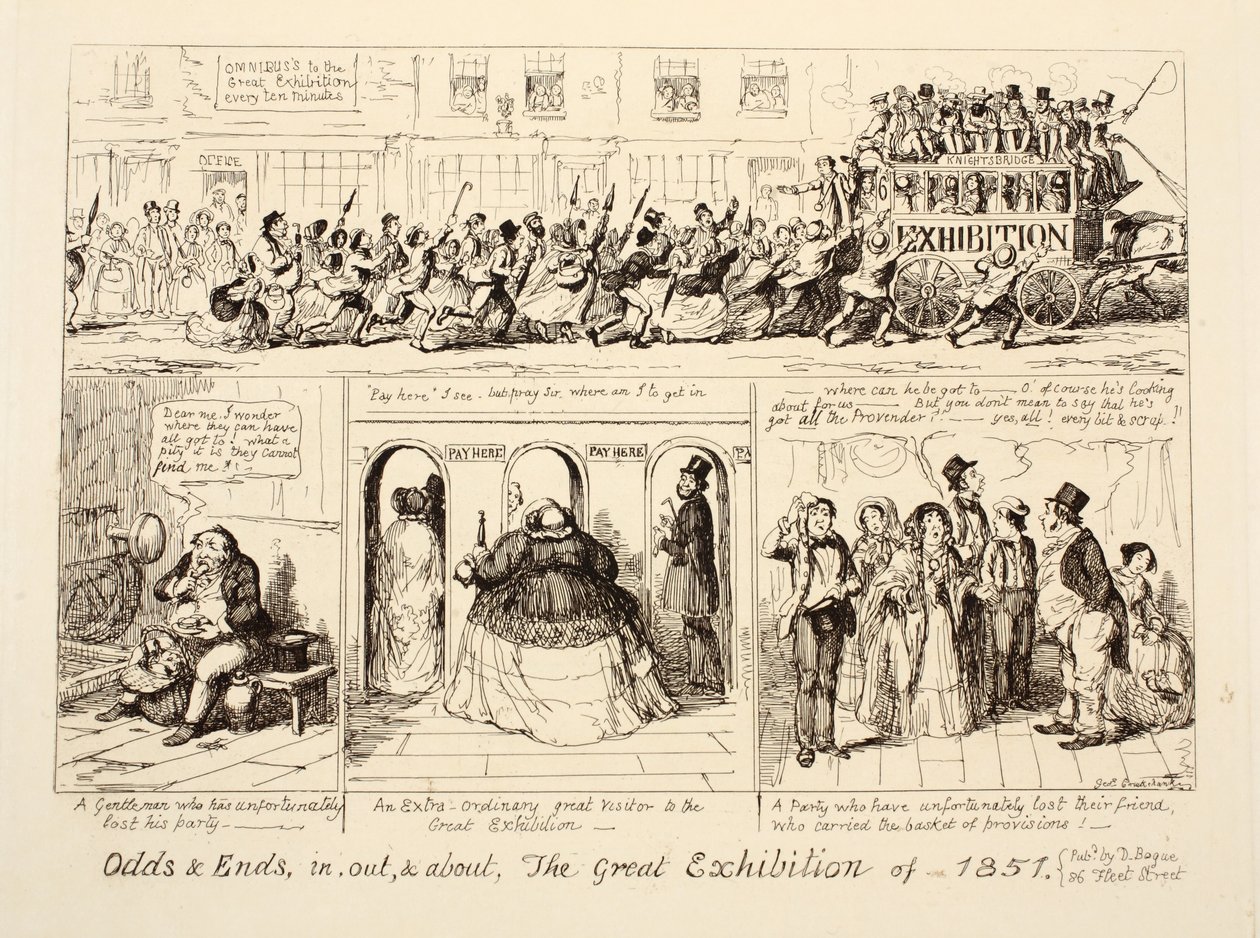 Odds & Ends, In, Uit, en Over, De Grote Tentoonstelling van 1851 door George Cruikshank