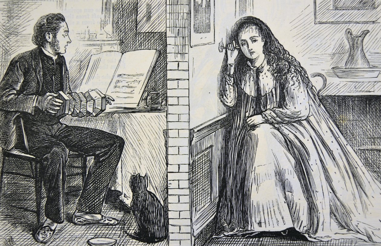 Trilling van Geluid, 1871 door George du Maurier