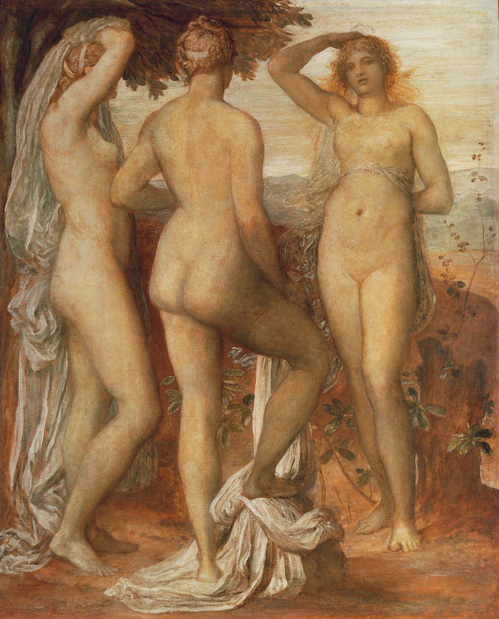 Het Oordeel van Paris door George Frederick Watts