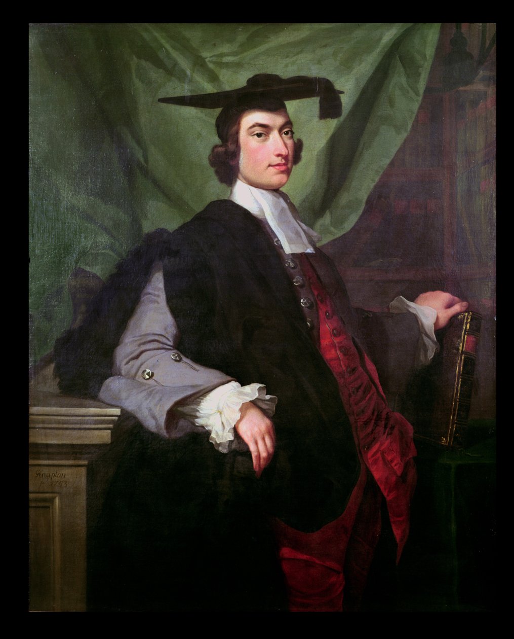 Portret van een Geleerde door George Knapton