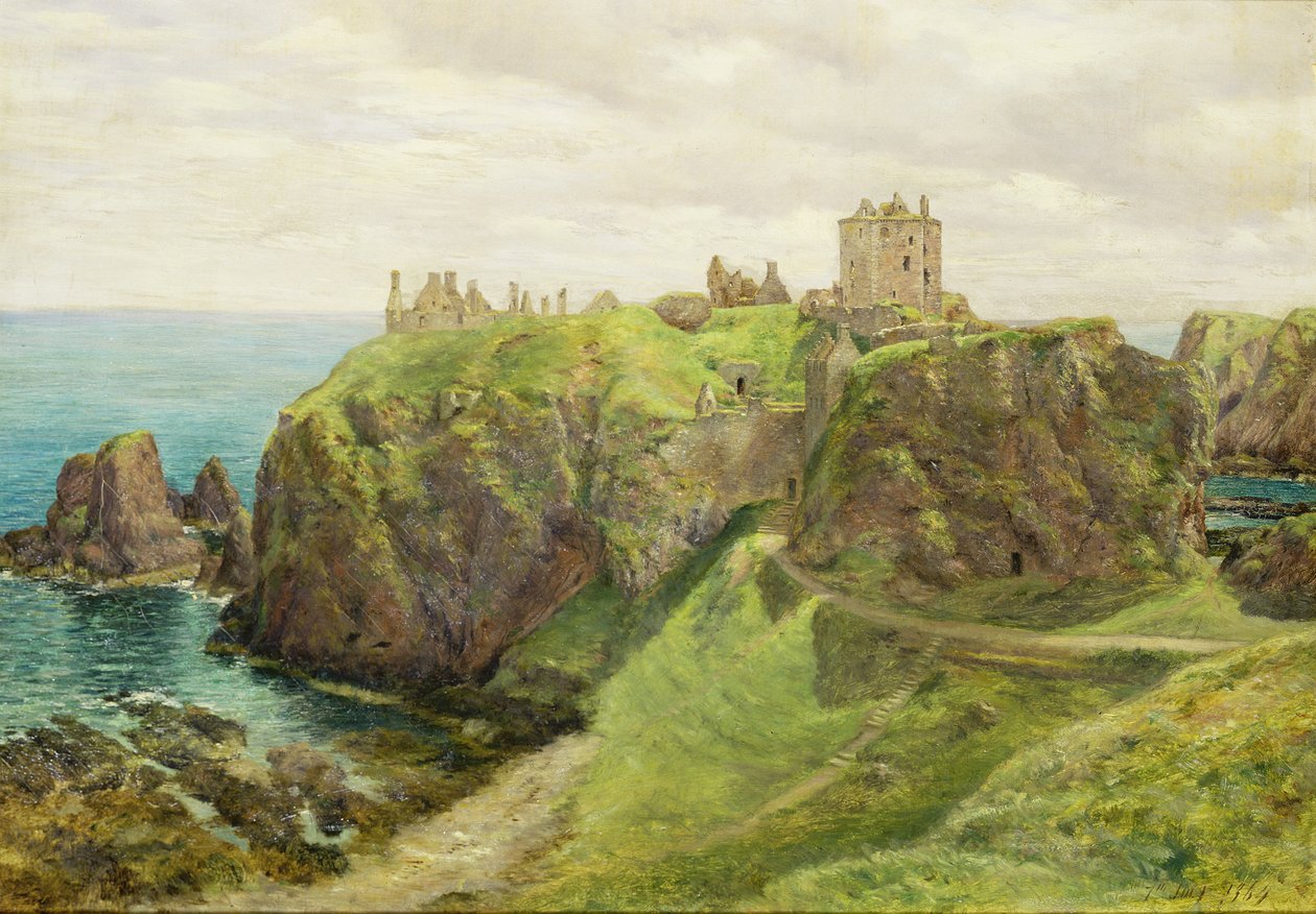Kasteel Dunnottar door George Reid