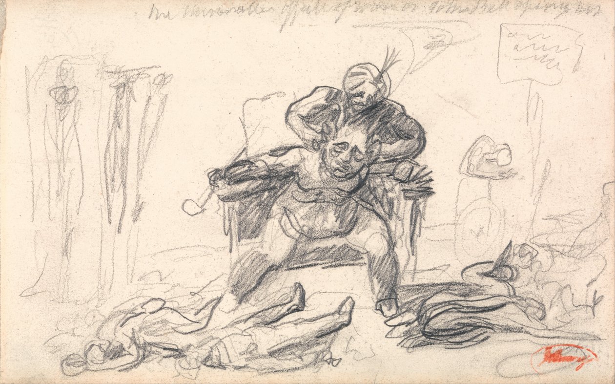 Demon heerser en onderdanen - De ellendige effecten van oorlog op John Bull door George Romney
