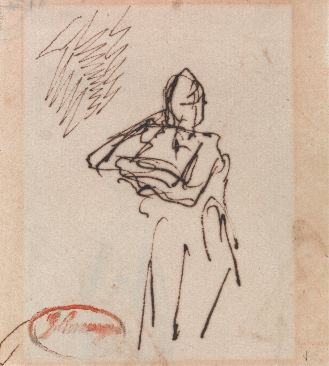 Vrouwelijke figuur door George Romney