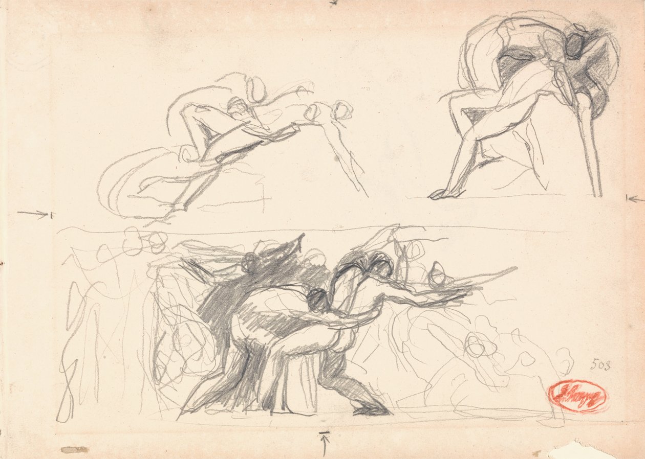 Mogelijk Hel, Adam en Eva door George Romney