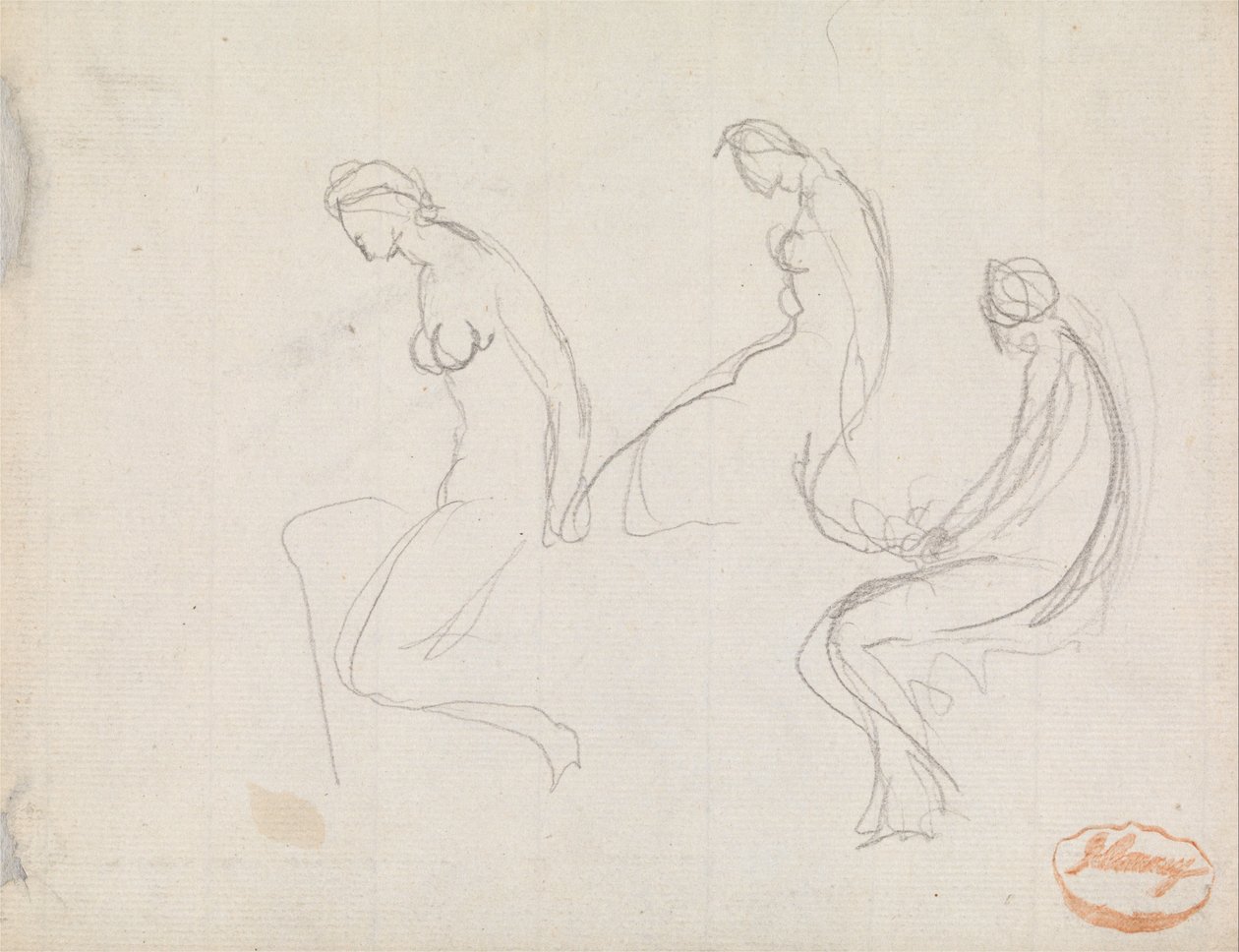 Studie van drie vrouwen door George Romney