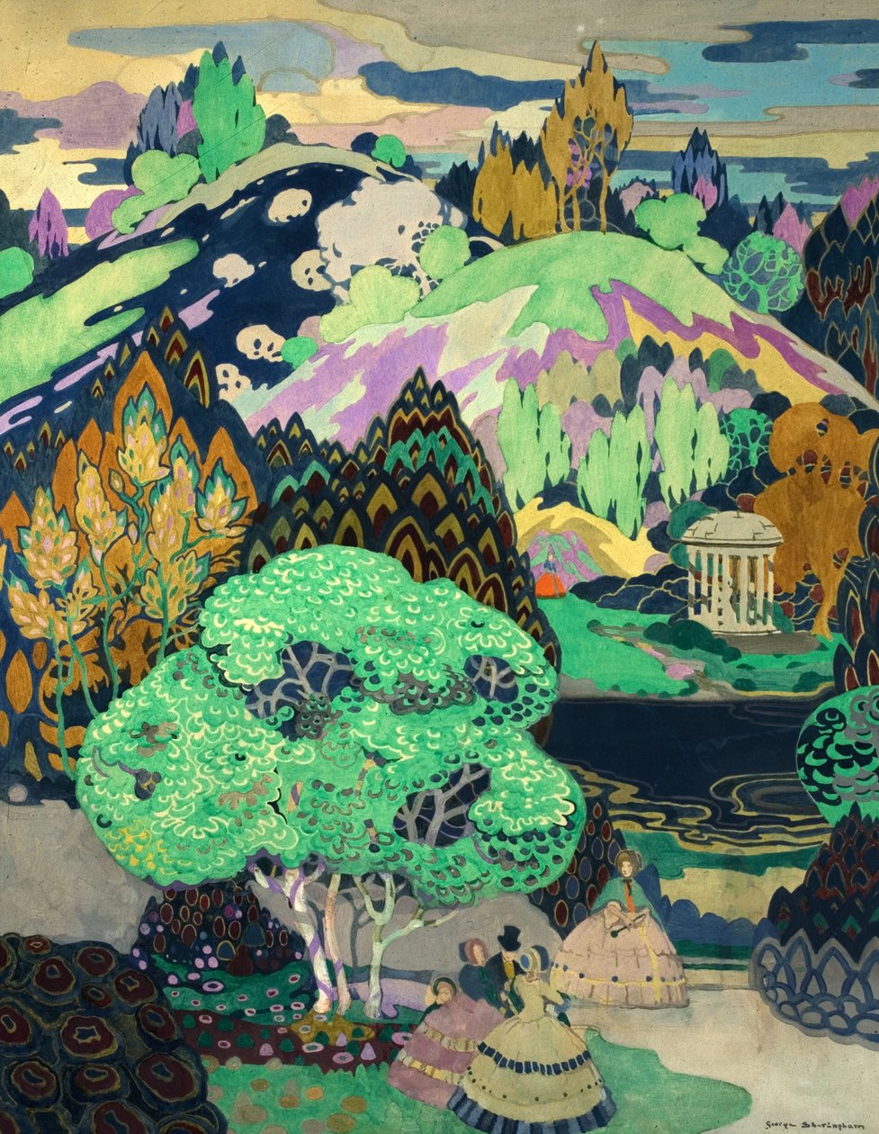 Ipswich Park, 1919 door George Sheringham