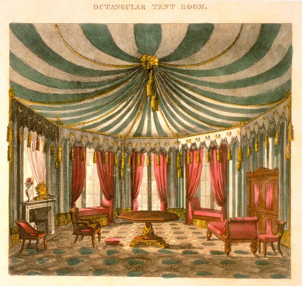 Achthoekige Tent Kamer, uit Cabinet Maker