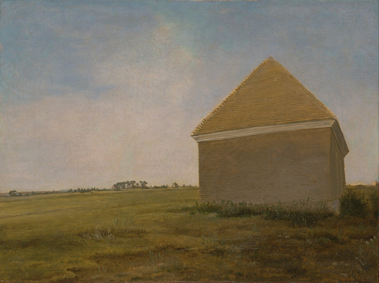 Newmarket Heath, met een afwrijfhuis door George Stubbs