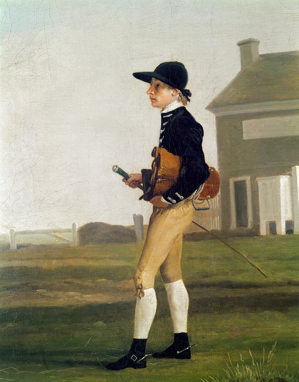 Portret van een Jonge Jockey door George Stubbs
