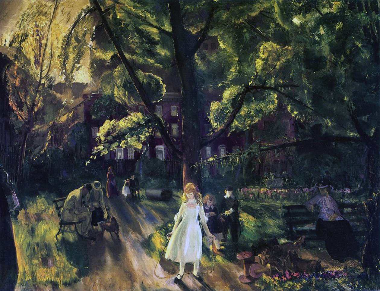 Gramercy Park door George Wesley Bellows