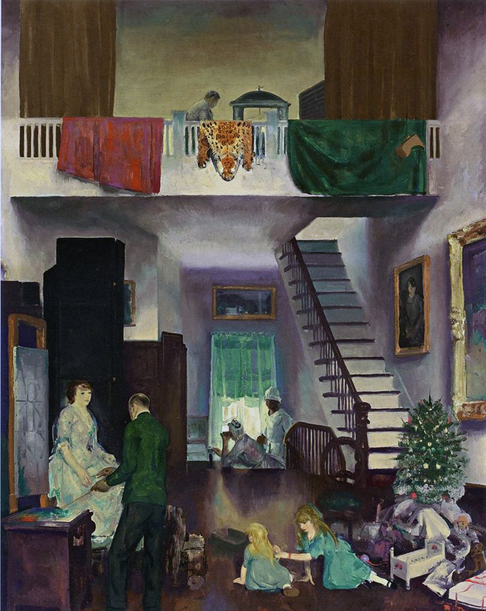Het Atelier, 1919 door George Wesley Bellows