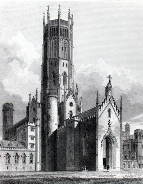 Fonthill Abbey vanuit het noordwesten, 
