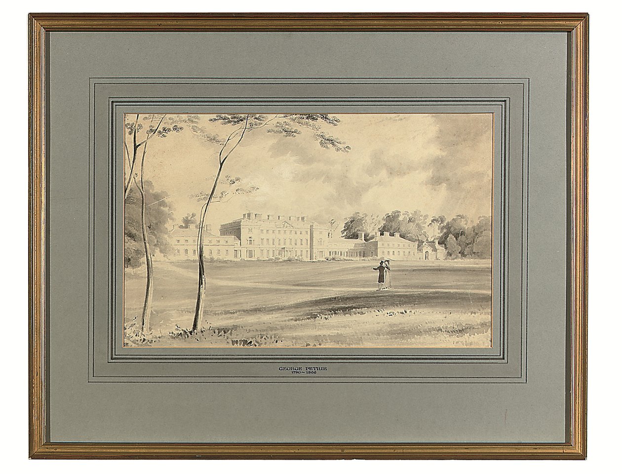 Carton House, Co. Kildare, zetel van de Hertog van Leinster door George (after) Petrie