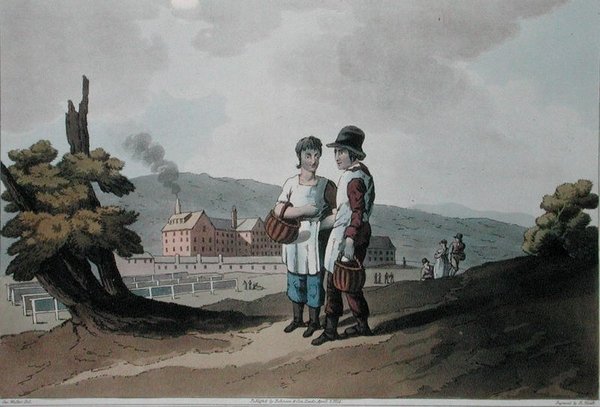 Fabriekskinderen, uit `Costume of Yorkshire
