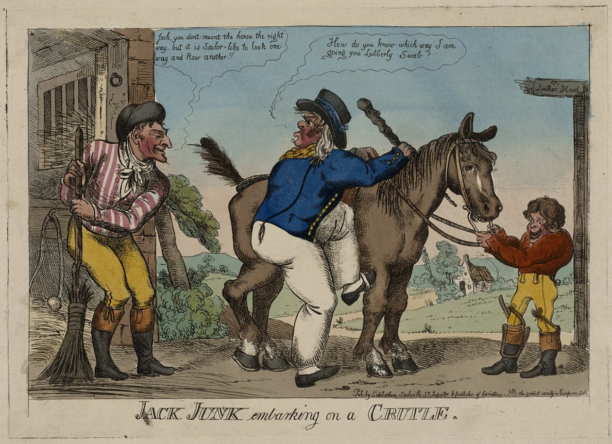 JACK JUNK gaat op een CRUIZE door George (attr. to) Cruikshank