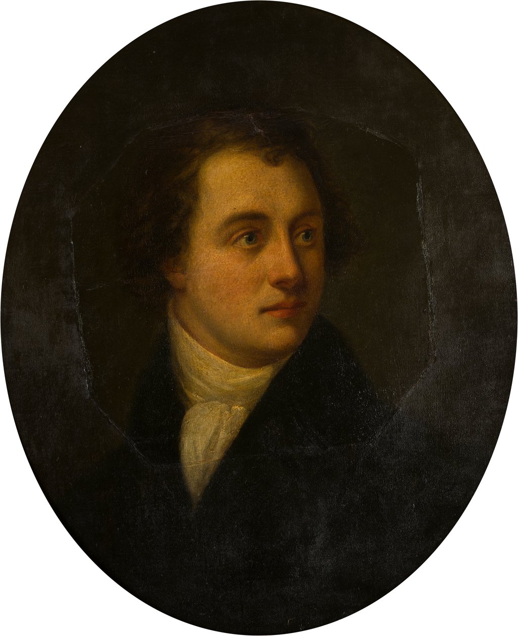 Portret van een onbekende heer, ca. 1807-19 door George (attr.to) Harlow