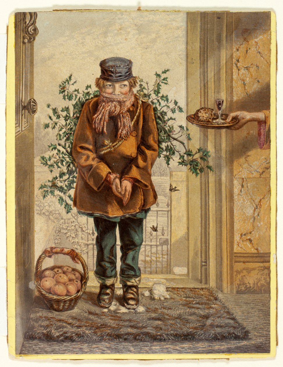 Kersttijd door George Baxter