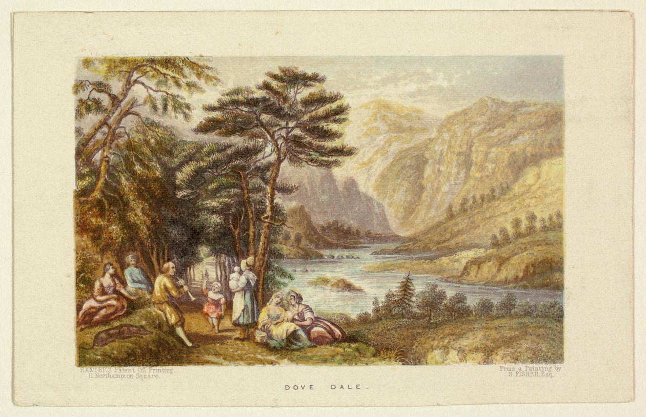 Dove Dale door George Baxter