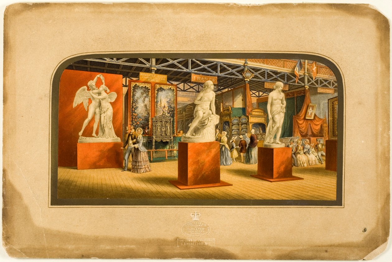 Pareltjes van de Wereldtentoonstelling nr. 1 door George Baxter