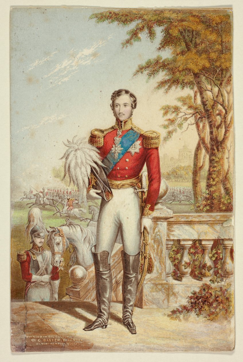 Zijne Koninklijke Hoogheid prins Albert (broek van hertenleer) door George Baxter
