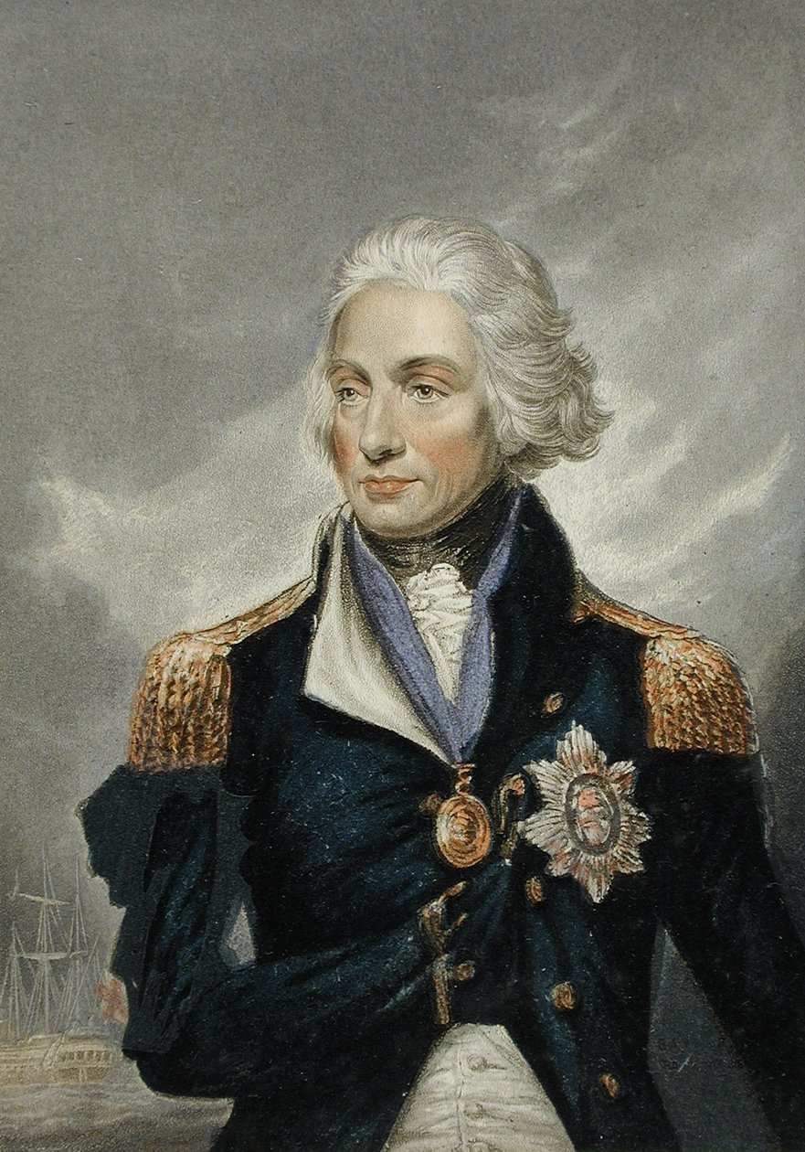 Lord Nelson door George Baxter